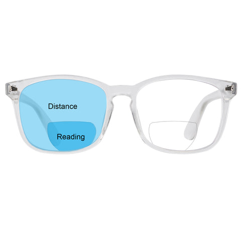 MARE AZZURO Trendy Bifocal Reading Glasses Men Blue Light Blocking Outdoor Readers 1.0 to 3.5