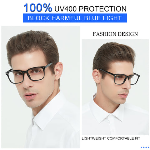 MARE AZZURO Trendy Bifocal Reading Glasses Men Blue Light Blocking Outdoor Readers 1.0 to 3.5