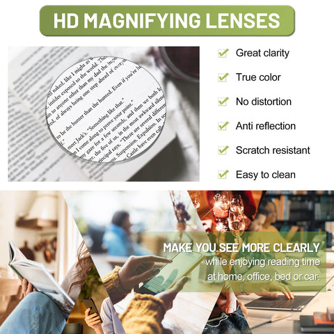 MARE AZZURO Designer Reading Glasses Women Cute Round Readers 1.0 to 4.0