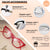 MARE AZZURO Cat Eye Bifocal Reading Glasses Women Blue Light Blocking Readers 1.0 1.25 1.5 1.75 2.0 2.25 2.5 2.75 3.0 3.5