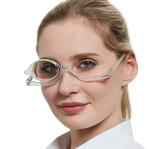 MARE AZZURO Eye Makeup Reading Glasses Women Folding Cosmetic Readers 1.0 to 6.0