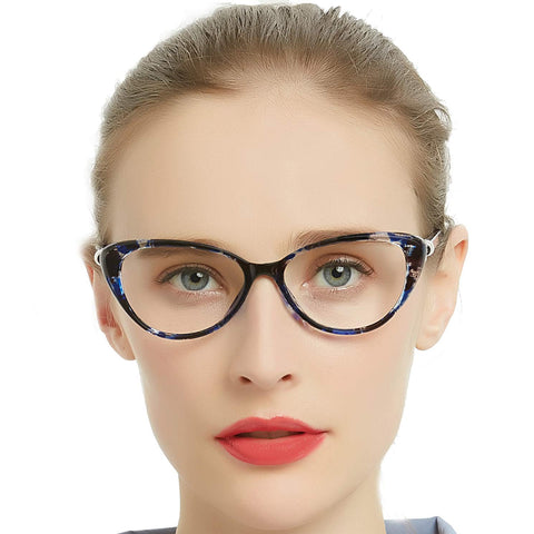 MARE AZZURO Progressive Computer Reading Glasses Women Multifocus Readers