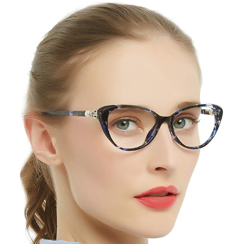 MARE AZZURO Progressive Computer Reading Glasses Women Multifocus Readers