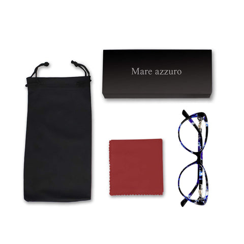 MARE AZZURO Progressive Computer Reading Glasses Women Multifocus Readers