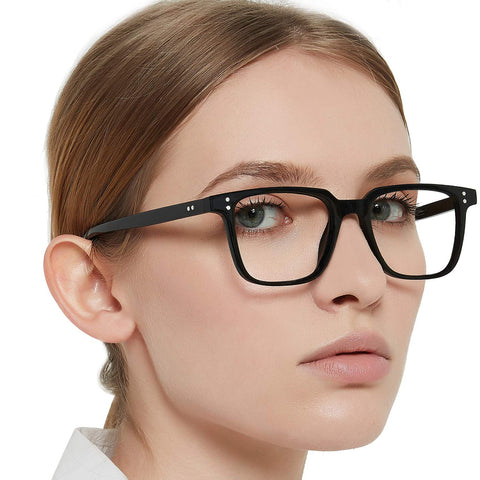 MARE AZZURO Blue Light Blocking Reading Glasses Women Computer Reader Texture