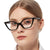 Cat Eye Reading Glasses For Women Retro Cute Readers MARE AZZURO  0 1.0 1.25 1.5 1.75 2.0 2.25 2.5 2.75 3.0 3.5 4.0 5.0 6.0