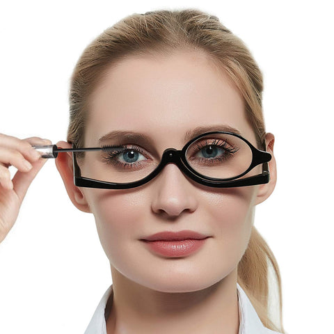 MARE AZZURO Eye Makeup Reading Glasses Women Folding Cosmetic Readers 1.0 to 6.0