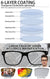 MARE AZZURO Big Frame Reading Glasses Men Square Readers  Designer Reading Glasses