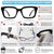 MARE AZZURO Retro Square Reading Glasses Men Large Readers 1.0 to 6.0