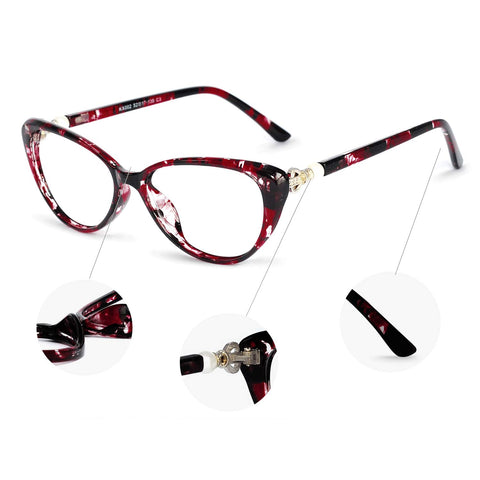 MARE AZZURO Progressive Computer Reading Glasses Women Multifocus Readers