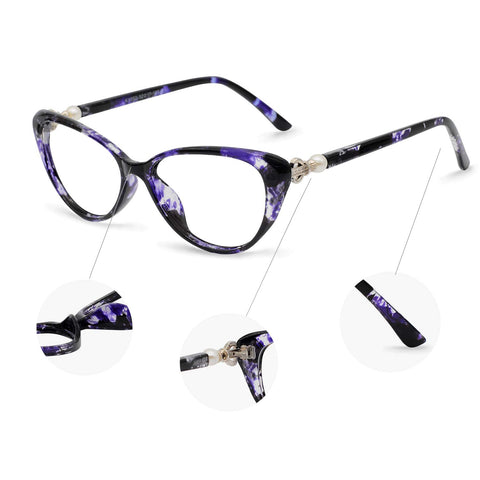 MARE AZZURO Progressive Computer Reading Glasses Women Multifocus Readers