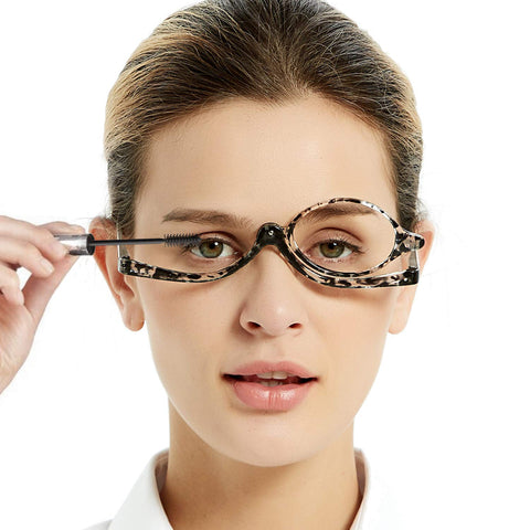MARE AZZURO Eye Makeup Reading Glasses Women Folding Cosmetic Readers 1.0 to 6.0