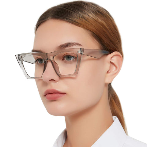 MARE AZZURO Oversized Reading Glasses For Women Cat Eye Readers  Fashionable