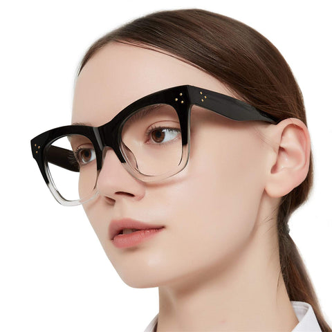 MARE AZZURO Oversized Reading Glasses For Women Trendy Large Readers 0 1.0 1.25 1.5 1.75 2.0 2.25 2.5 2.75 3.0 3.5 4.0 5.0 6.0