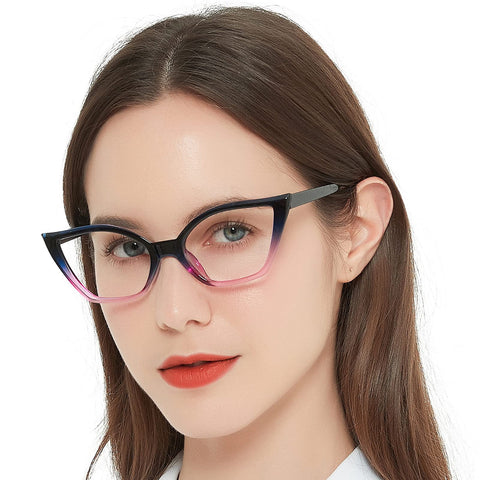 Cat Eye Reading Glasses For Women Retro Cute Readers MARE AZZURO  0 1.0 1.25 1.5 1.75 2.0 2.25 2.5 2.75 3.0 3.5 4.0 5.0 6.0