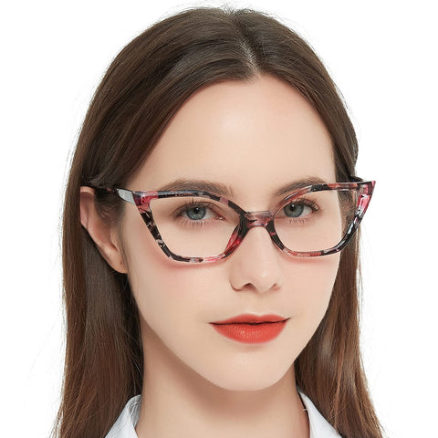 Cat Eye Reading Glasses For Women Retro Cute Readers MARE AZZURO  0 1.0 1.25 1.5 1.75 2.0 2.25 2.5 2.75 3.0 3.5 4.0 5.0 6.0