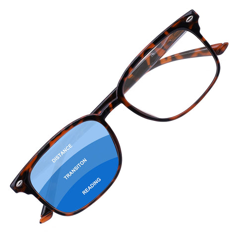 MARE AZZURO Progressive Multifocus Reading Glasses Blue Light Blocking Men Lightweight Multifocal Readers