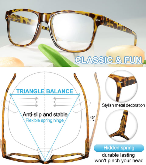 MARE AZZURO Big Frame Reading Glasses Men Square Readers  Designer Reading Glasses