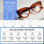 MARE AZZURO Retro Cat Eye Reading Glasses Women Large Frame Readers (1.0-6.0)