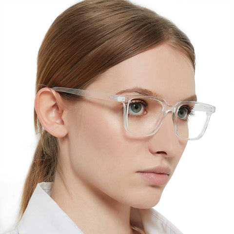 MARE AZZURO Blue Light Blocking Reading Glasses Women Computer Reader Texture