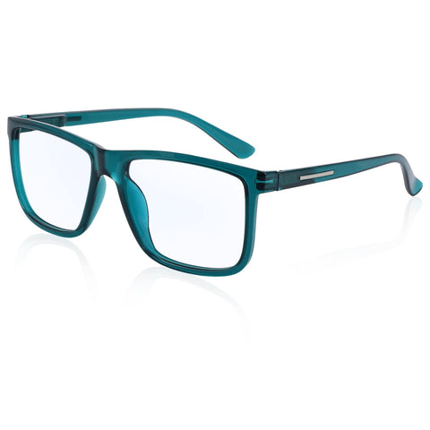 MARE AZZURO Oversized Square Reading Glasses Men Big Readers